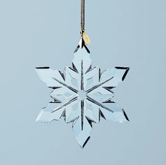 2022 Lenox Optic Snowflake Crystal Ornament. . M.S.R.P. $60. LENOX - KOEEK
