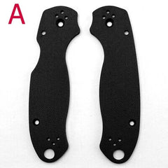 1 Pair G10 Material Scales Knife Handle Patch for Spyderco Para 3 C223 Solid 07FC0E-D4 - KOEEK