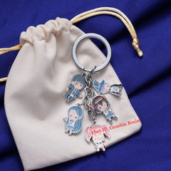 Anime Suzumiya Haruhi No Yuuutsu Metal Keychain Backpack Pendant Decor Gift 07FC0E-D4 - KOEEK