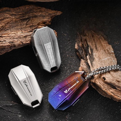 Titanium Safety Whistle Emergency Whistle Outdoor Hiking Hunting Survival EDC 07FC0E-D4 - KOEEK