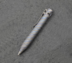 Titanium Alloy Flame Practical Pocket Ball Pen Portable Signature Pen EDC 07FC0E-D4 - KOEEK