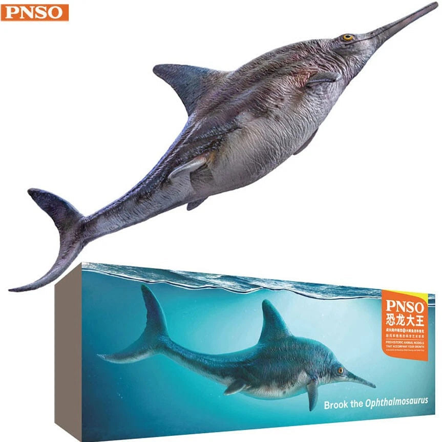 PNSO Ophthalmosaurus icenicus Figure Dinosaur Model Animal Collector Decor Gift 07FC0E-D4 - KOEEK