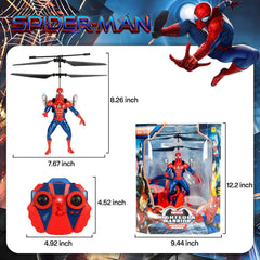 Marvel Avengers Spider Man RC Helicopter with LED Lights and Gyro 2CH MARVEL - KOEEK
