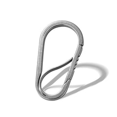 Titanium Alloy Keychain Carabiner Outdoor Connector Key Rings EDC Storage Tools 07FC0E-D4 - KOEEK