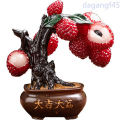 8.7cm Exquisite Litchi Tea Pet Tea Play Ornament Decorative Tea Set Tea Ceremony 07FC0E-D4 - KOEEK
