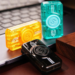 2 in 1 Multifunctional Fidget Toy Plastic Push Fidget Slider EDC Fidget Spinner 07FC0E-D4 - KOEEK