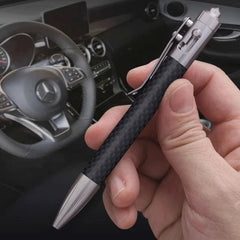 Practical Carbon Fiber + Titanium Alloy Pocket Ball Pen Business SignaturePenEDC 07FC0E-D4 - KOEEK