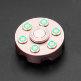 Revolver Clip Luminous Fidget Spinner EDC Metal Hand Spinner Adult Fidget Toys 07FC0E-D4 - KOEEK