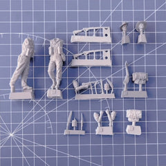 1/35 Resin Model Kit WWII British Special Forces 2 Figures Unassembled Unpainted 07FC0E-D4 - KOEEK