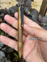 ULTEM Made Bolt Pen with Titanium Pocket Clip Wring Pen Short Version 1 Pcs 07FC0E-D4 - KOEEK