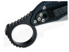 Back Aluminum Alloy Spacer Signet Ring For Spyderco Endura C10 C12 Folding Knife 07FC0E-D4 - KOEEK