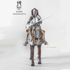 Brown Art Horse Armor Made for Duke of Saxony Collectible Prop In Stock BROWN_ART - KOEEK