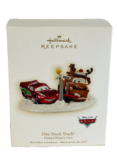 2009 Hallmark Disney Pixar Cars ONE STUCK TRUCK Ornament McQueen & Mater NIB HALLMARK - KOEEK
