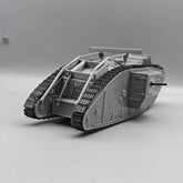 1/48 Battlefield 1 Mark I Tank FDM 3D Printed MovableBarrelMilitaryModelOrnament 07FC0E-D4 - KOEEK