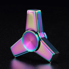 Stainless Steel Threeleaf Fidget Spinner EDC Fidget Toys Hand Spinner ADHD Tool 07FC0E-D4 - KOEEK