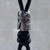 Titanium Alloy Knife Lanyard Bead Paracord End Pendant EDC Charm DIY Zip Pull 07FC0E-D4 - KOEEK
