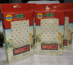 4 Lemax Christmas Village Mini Lights Battery Operated Chasing Multi Color LEMAX - KOEEK