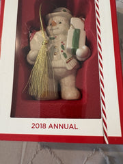 Lenox 2018 Gifts Galore Snowman Annual Ornament 4.0” #877378 NIB LENOX - KOEEK