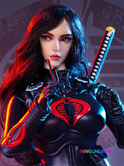 FLAGSET G.I. JOE 1/6 The Baroness Action Figure Mobile Eye Female Soldier Model FLAGSET - KOEEK