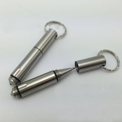 Mini Stainless Steel Outdoors Pen Tungsten Steel Head Portable Men EDC Write Pen 07FC0E-D4 - KOEEK