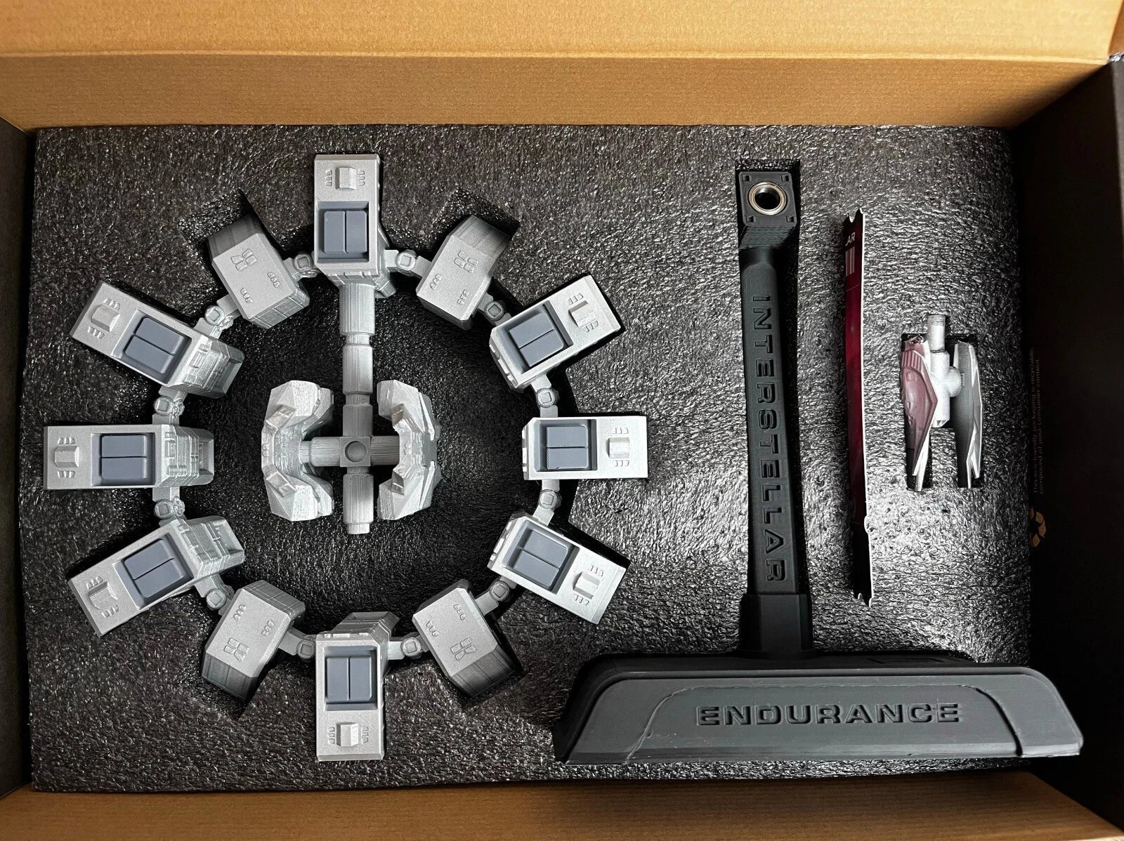 Interstellar Endurance Space Station Rotatable Model Ornament 3D Printed Model 07FC0E-D4 - KOEEK