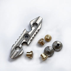 TITANER Titanium Gyroscope Fingertips Spinning Top Gearwheel Toy Pry Bar Tool 07FC0E-D4 - KOEEK