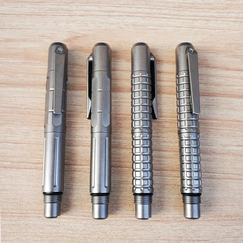 TC4 Titanium Alloy Multi Tools Tactical Signature Office Stationery EDC Pen Gift 07FC0E-D4 - KOEEK