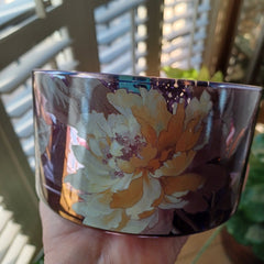 ANTHROPOLOGIE CANDLE ADA FLORAL SUEDED ROSE MERCURY GLASS CANDLE HUGE 23.03 OZ ANTHROPOLOGIE - KOEEK