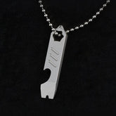 Outdoor Mini Titanium Keychain Multi Tools Pry Bar Crowbar Opener Pocket EDC 07FC0E-D4 - KOEEK