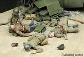 1/35 Resin Model Kit Wounded And Killed Soldiers 4 Figures Unassembled Unpainted 07FC0E-D4 - KOEEK