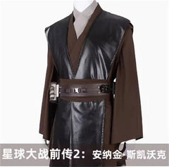Star Wars Episode II-Attack of the Clones Cosplay Costume Anakin Skywalker Suit 07FC0E-D4 - KOEEK