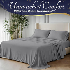 viscose fiber (bamboo fiber) double bed sheet set, 3-piece set
