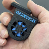 Steam Gear EDC Fidget Toy Novelty Plastic Fidget Slider Stress Relief & ADHD Toy 07FC0E-D4 - KOEEK