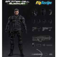CCSTOYS FigScript Sam Fisher Tom Clancy's Splinter Cell Blacklist Action Figure CCSTOYS - KOEEK