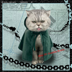 Anime Attack On Titan Cloak Pet Clothes Survey Corps Shawl Cosplay Photo Prop 07FC0E-D4 - KOEEK