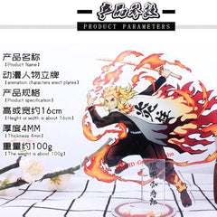 Anime Demon Slayer Uzui Tengen Stand Establish Plates Figure Acrylic Gift 07FC0E-D4 - KOEEK