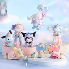 MINISO Sanrio Fantasy Paradise Series Confirmed Blind Box Figures Hot Toy Gift 07FC0E-D4 - KOEEK