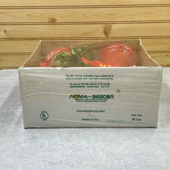 Vintage Noma Lighted Christmas Bells Red Plastic Cluster of 3 Bells & Poinsettia NOMA - KOEEK