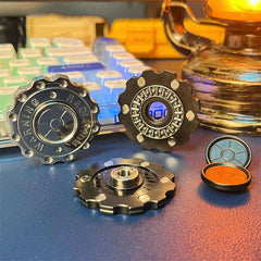 Radiation Warning Fidget Clicker Spinner EDC Gear Hand Spinner Adult Fidget Toys 07FC0E-D4 - KOEEK