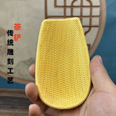 Boxwood Carved Tea Scoop Bamboo Tea Accessories Hand Piece Home Décor Gift 07FC0E-D4 - KOEEK