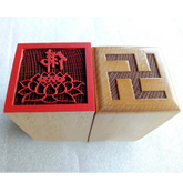 1 PC Buddhist Seal Lotus Seal Buddhist Supplies Lotus Buddhist Dharma Seal Tool 07FC0E-D4 - KOEEK