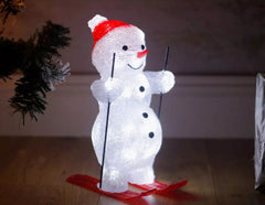 Christmas Acrylic Outdoor Decoration LED Light Up Festive Indoor Ornament Xmas 07FC0E-D4 - KOEEK