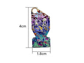 120dB Titanium Alloy Pocket Keychains Whistle EDC Outdoor Survival Training Tool 07FC0E-D4 - KOEEK