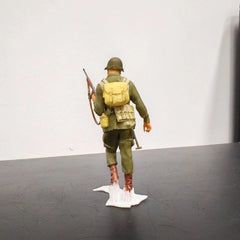 1:35 WWII US Army Rangers Infantry Figures Painted Finished Diorama Model 07FC0E-D4 - KOEEK