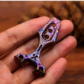 Outdoor Handmade Titanium Pry Bar Crowbar Bottle Opener Pocket Multi EDC Tool 07FC0E-D4 - KOEEK