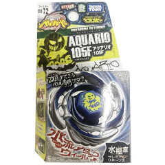 TAKARA TOMY Aquario 105F Metal Master Beyblade BB72 Fusion FuryBooster TAKARA - KOEEK