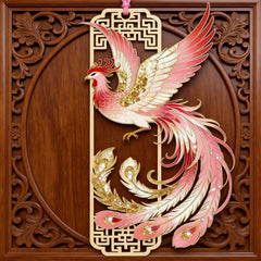 Phoenix Bookmark Creative Metal Gift Hollow Design for Friends Teachers 07FC0E-D4 - KOEEK