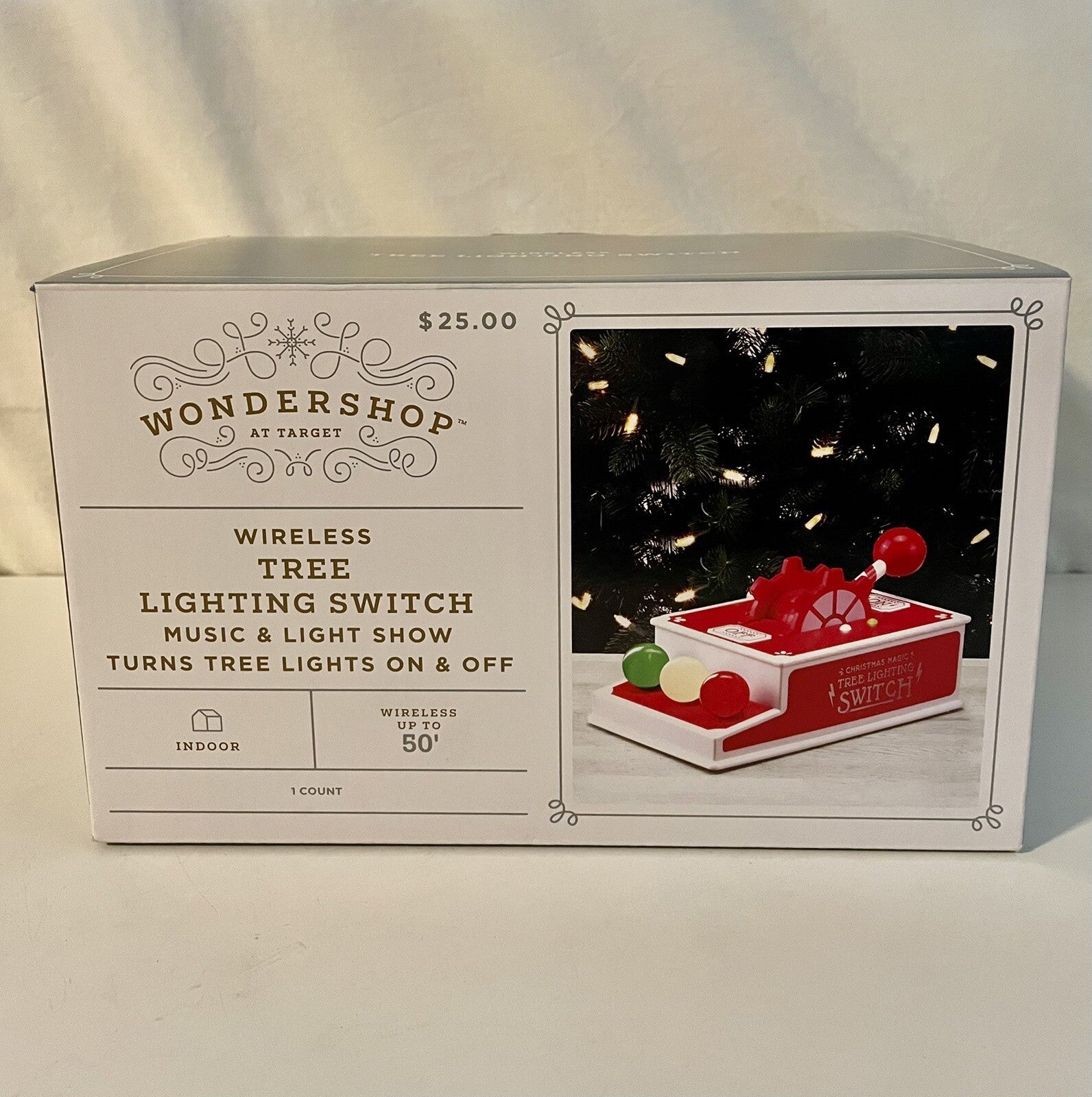 Wondershop Wireless Tree Lighting Switch Christmas Magic with Lights & Sounds WONDERSHOP - KOEEK