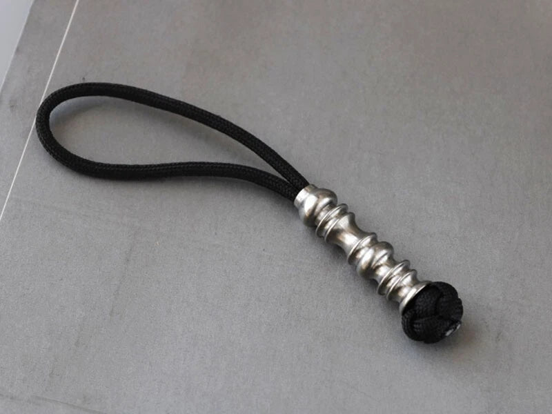 HotTitanium Alloy Knife Bead Keychain Pendant Lanyard DIY Parachute Cord BeadEDC 07FC0E-D4 - KOEEK