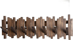 Natural Wood Wall-Mounted Piano Coat Rack | Wall-Mounted Coat Rack 07FC0E-D4 - KOEEK